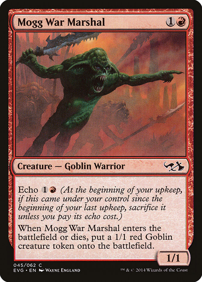 Mogg War Marshal (Elves vs. Goblins) [Duel Decks Anthology] | Gamers Paradise