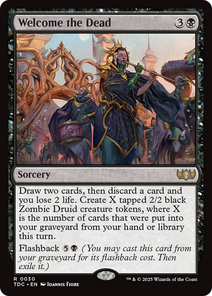 Welcome the Dead [Tarkir: Dragonstorm Commander] | Gamers Paradise