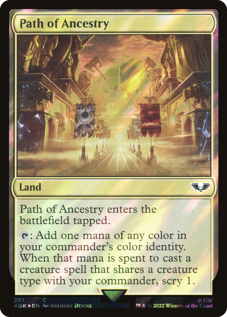 Path of Ancestry (Surge Foil) [Marvel Super Heroes Commander] | Gamers Paradise
