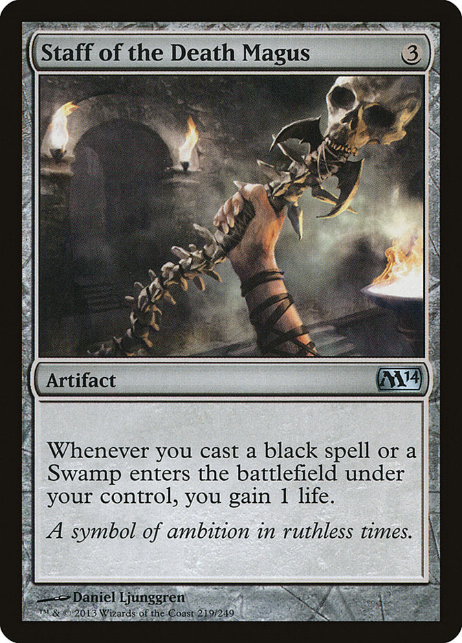 Staff of the Death Magus [Magic 2014] | Gamers Paradise