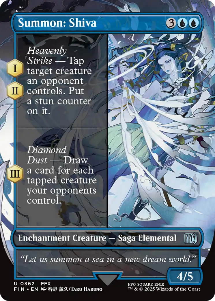 Summon: Shiva (Borderless) [FINAL FANTASY] | Gamers Paradise