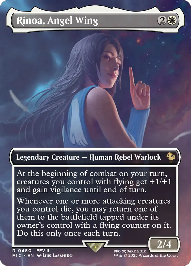 Rinoa, Angel Wing (Borderless) [FINAL FANTASY Commander] | Gamers Paradise
