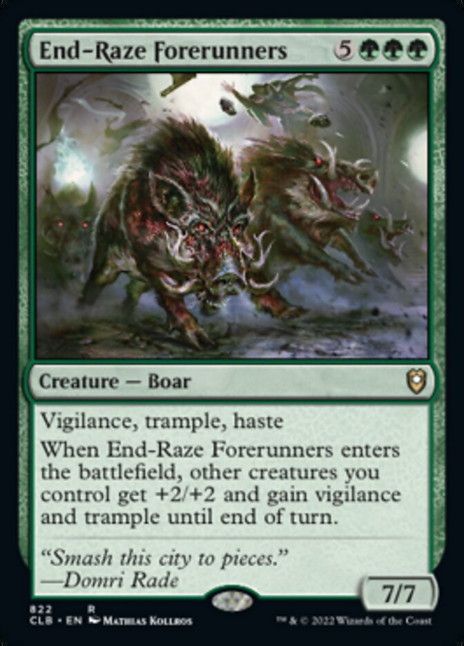End-Raze Forerunners [Commander Legends: Battle for Baldur's Gate] | Gamers Paradise