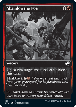 Abandon the Post [Innistrad: Double Feature] | Gamers Paradise