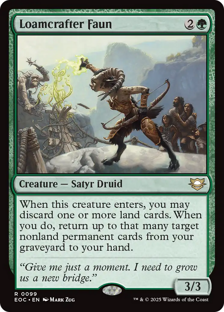 Loamcrafter Faun [Edge of Eternities Commander] | Gamers Paradise