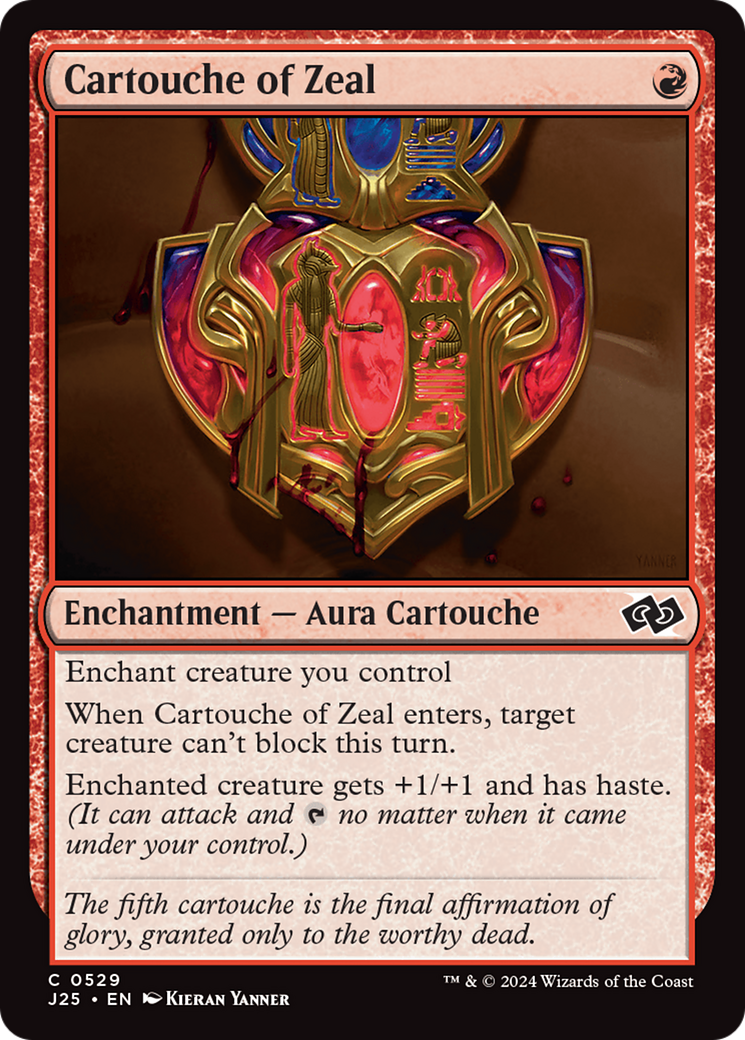 Cartouche of Zeal [Foundations Jumpstart] | Gamers Paradise