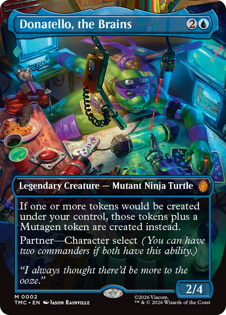 Donatello, the Brains (Borderless) [Teenage Mutant Ninja Turtles Commander] | Gamers Paradise