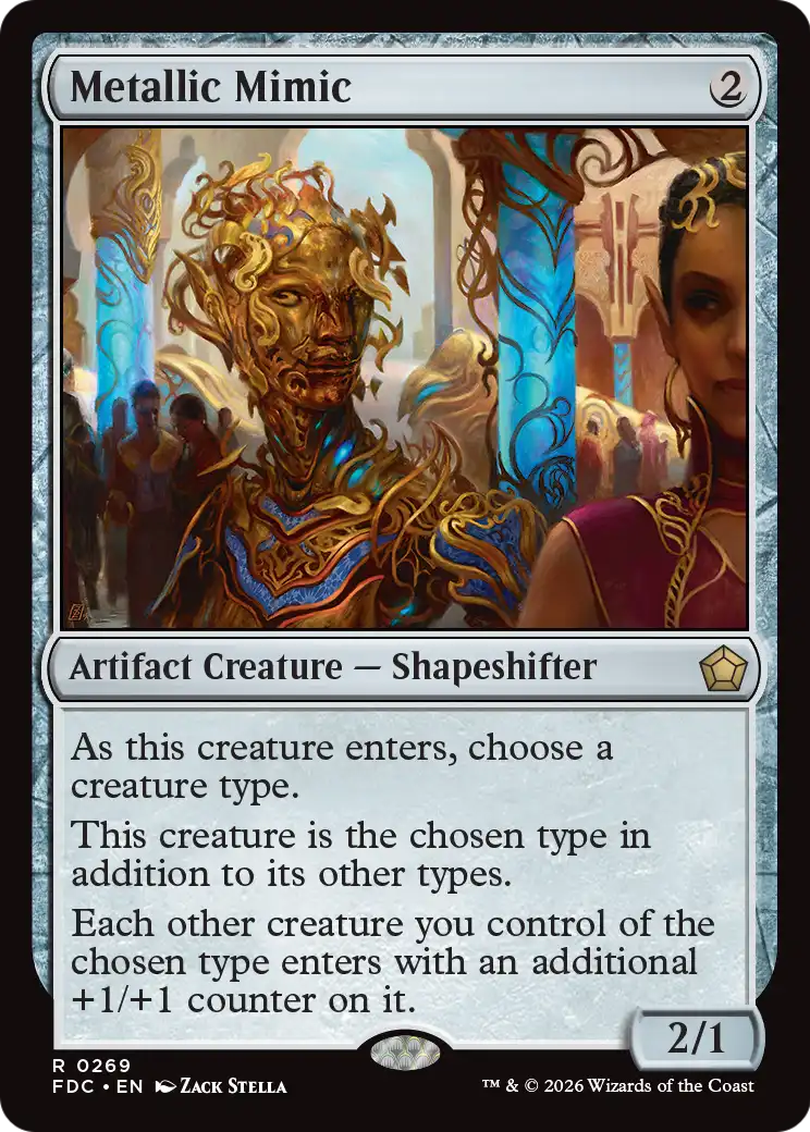 Metallic Mimic [Foundations Commander] | Gamers Paradise