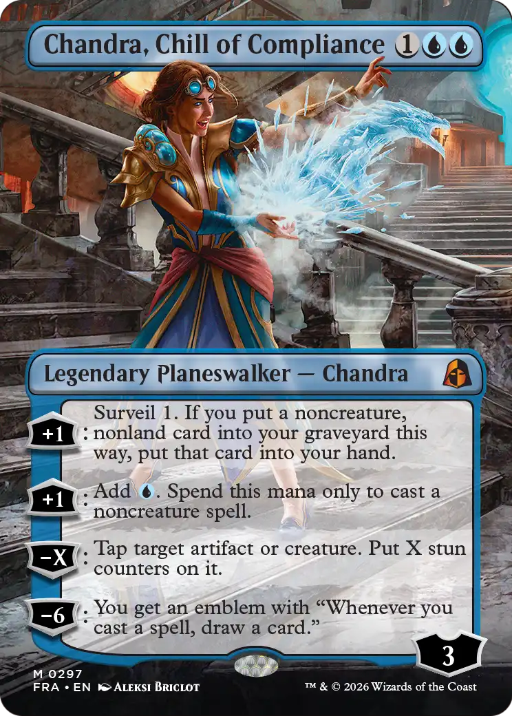 Chandra, Chill of Compliance (Borderless) [Reality Fracture] | Gamers Paradise