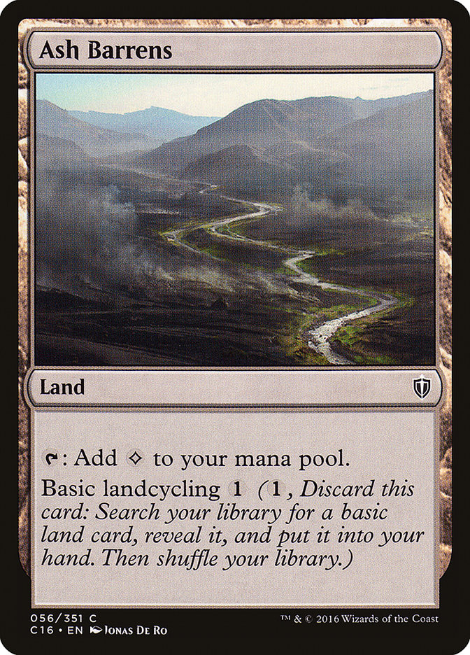 Ash Barrens [Commander 2016] | Gamers Paradise