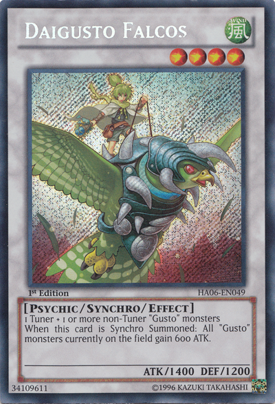 Daigusto Falcos [HA06-EN049] Secret Rare | Gamers Paradise