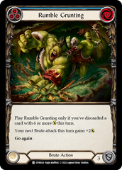 Rumble Grunting (Blue) [DYN024] (Dynasty)  Rainbow Foil | Gamers Paradise