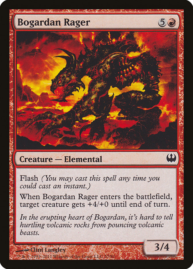 Bogardan Rager [Duel Decks: Knights vs. Dragons] | Gamers Paradise