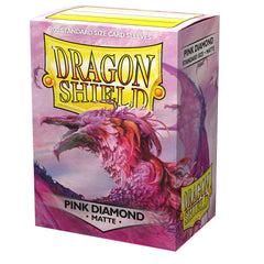 Dragon Shield: Standard 100ct Sleeves - Pink Diamond (Matte) | Gamers Paradise