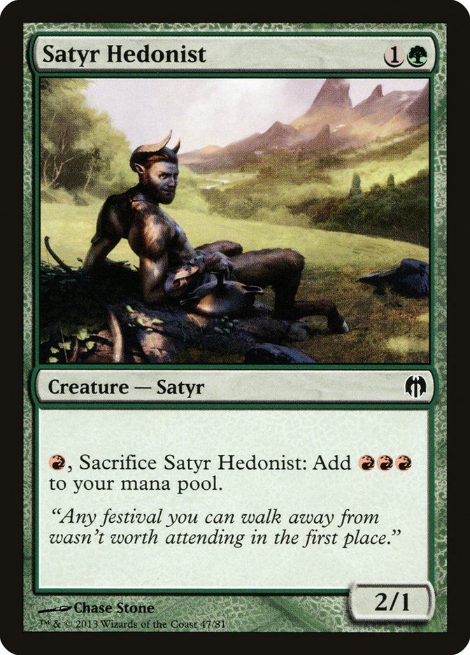 Satyr Hedonist [Duel Decks: Heroes vs. Monsters] | Gamers Paradise