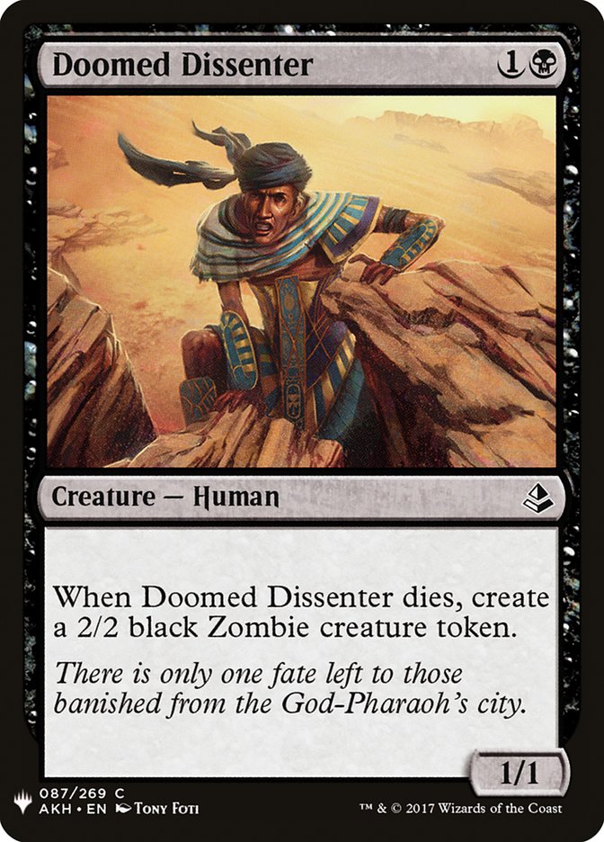 Doomed Dissenter [Mystery Booster] | Gamers Paradise