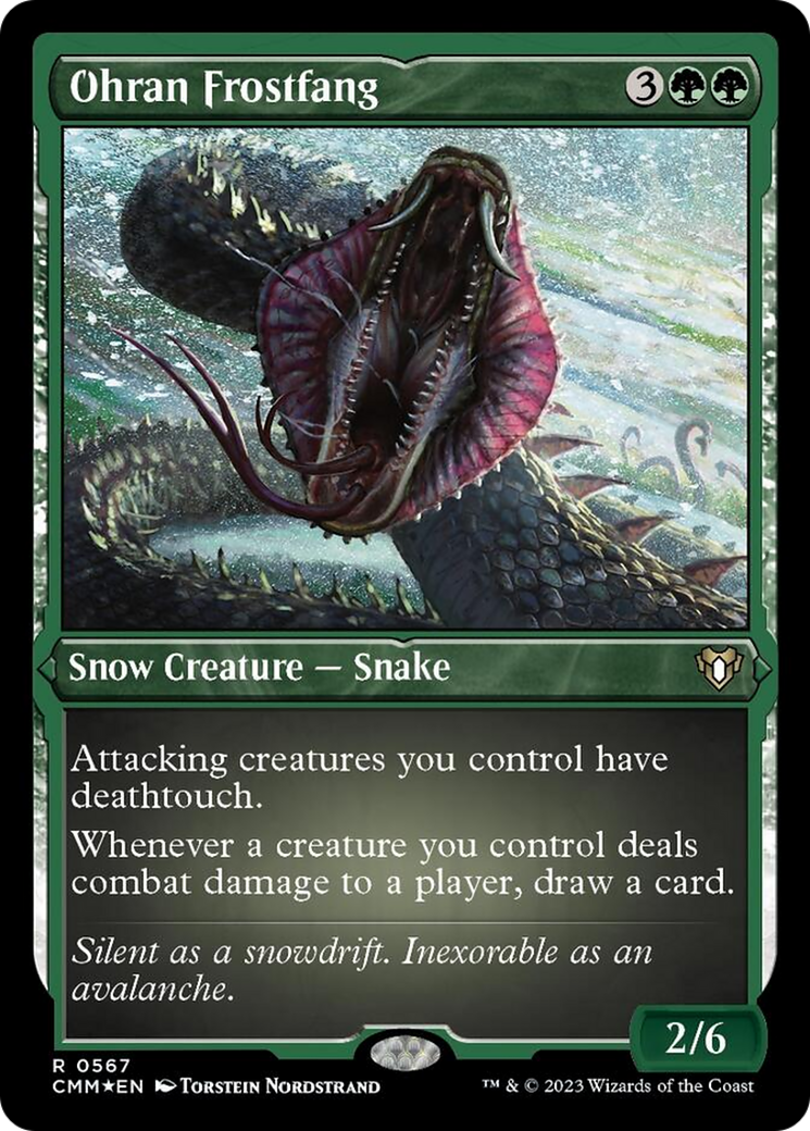 Ohran Frostfang (Foil Etched) [Commander Masters] | Gamers Paradise