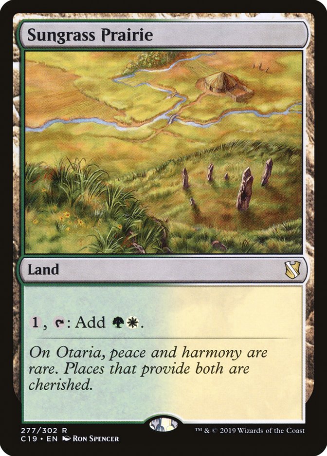Sungrass Prairie [Commander 2019] | Gamers Paradise