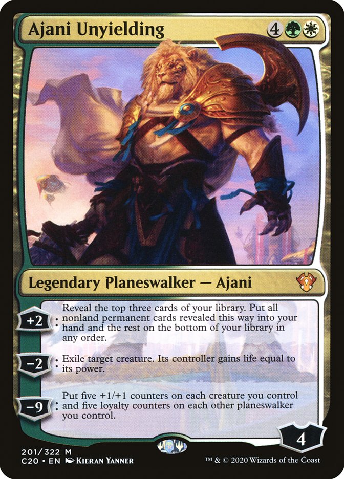 Ajani Unyielding [Commander 2020] | Gamers Paradise
