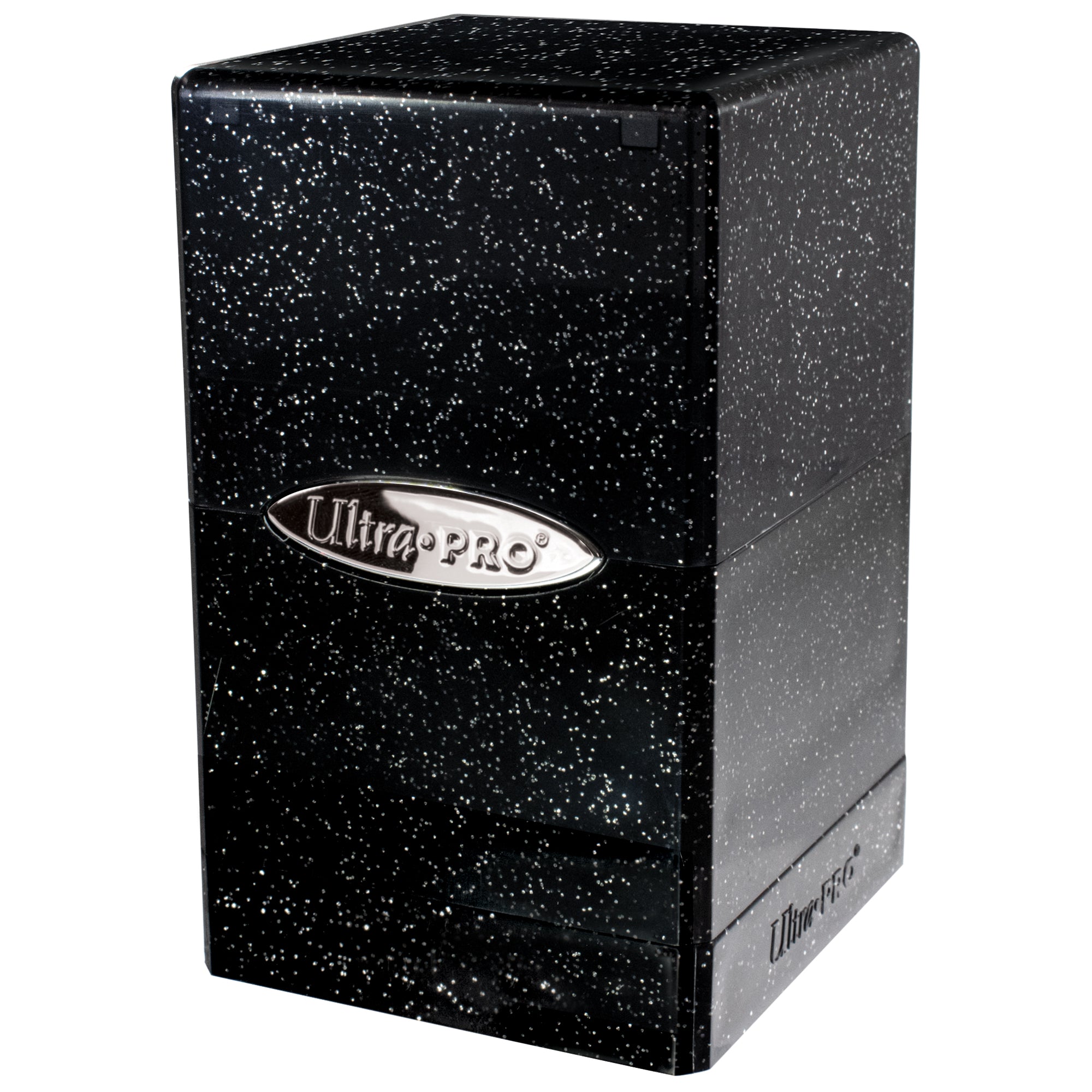 Ultra PRO: Satin Tower - Glitter Black | Gamers Paradise