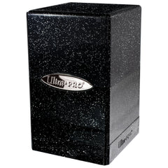 Ultra PRO: Satin Tower - Glitter Black | Gamers Paradise