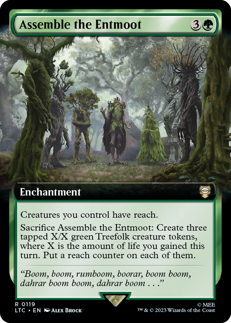 Assemble the Entmoot (Extended Art) [The Lord of the Rings: Tales of Middle-Earth Commander] | Gamers Paradise