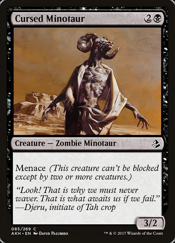 Cursed Minotaur [Amonkhet] | Gamers Paradise