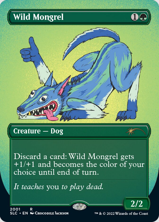 Wild Mongrel (Borderless) [Secret Lair Countdown Kit] | Gamers Paradise