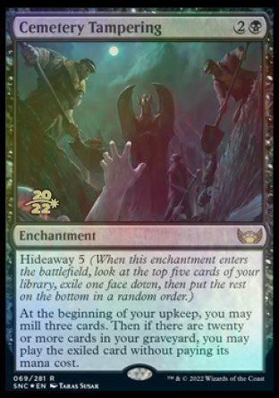 Cemetery Tampering [Streets of New Capenna Prerelease Promos] | Gamers Paradise