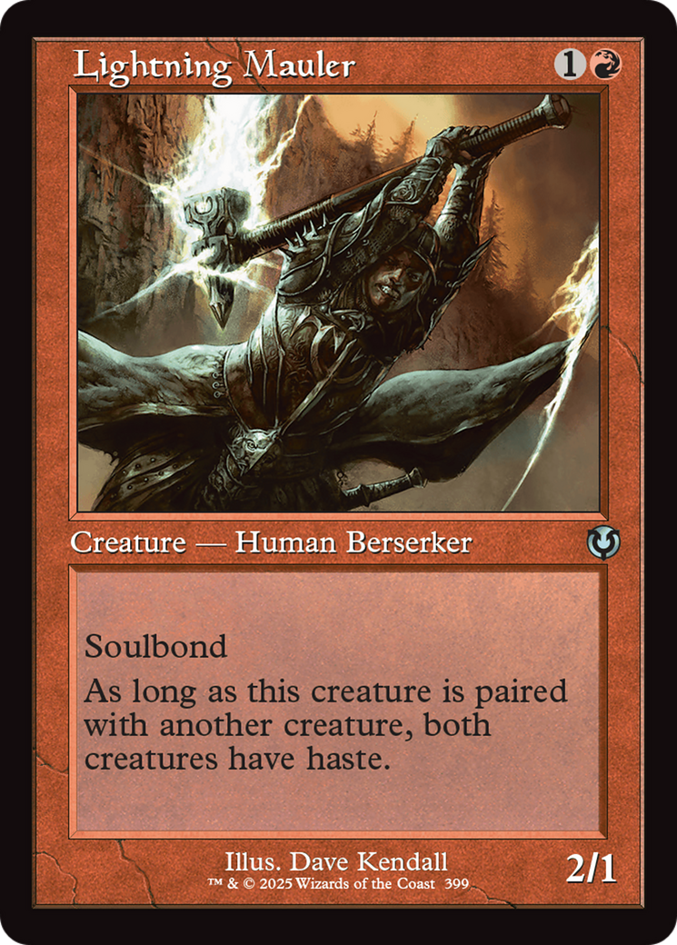 Lightning Mauler (Retro Frame) [Innistrad Remastered] | Gamers Paradise