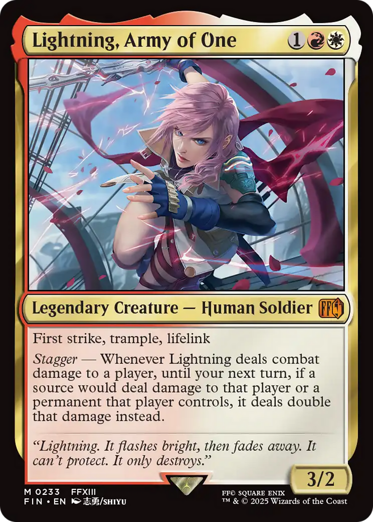 Lightning, Army of One [FINAL FANTASY] | Gamers Paradise