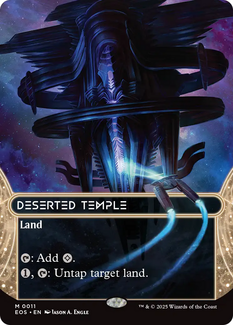 Deserted Temple (0011) (Borderless) [Edge of Eternities: Stellar Sights] | Gamers Paradise