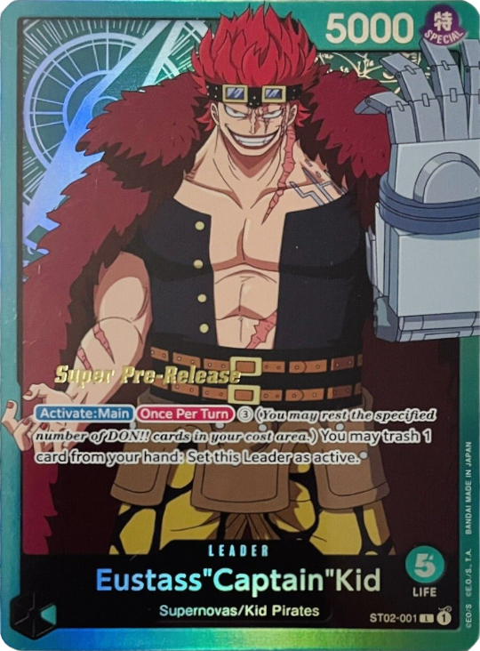 Eustass"Captain"Kid (001) [Super Pre-Release Starter Deck: Worst Generation] | Gamers Paradise