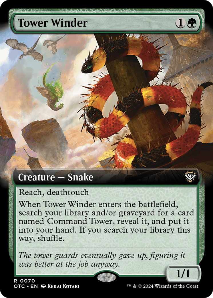 Tower Winder (Extended Art) [Outlaws of Thunder Junction Commander] | Gamers Paradise