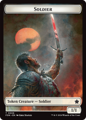 Rabbit // Soldier Double-Sided Token [Foundations Tokens] | Gamers Paradise