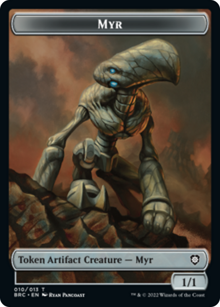 Myr // Powerstone Double-Sided Token [The Brothers' War Commander Tokens] | Gamers Paradise