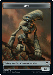 Myr // Servo Double-Sided Token [The Brothers' War Commander Tokens] | Gamers Paradise