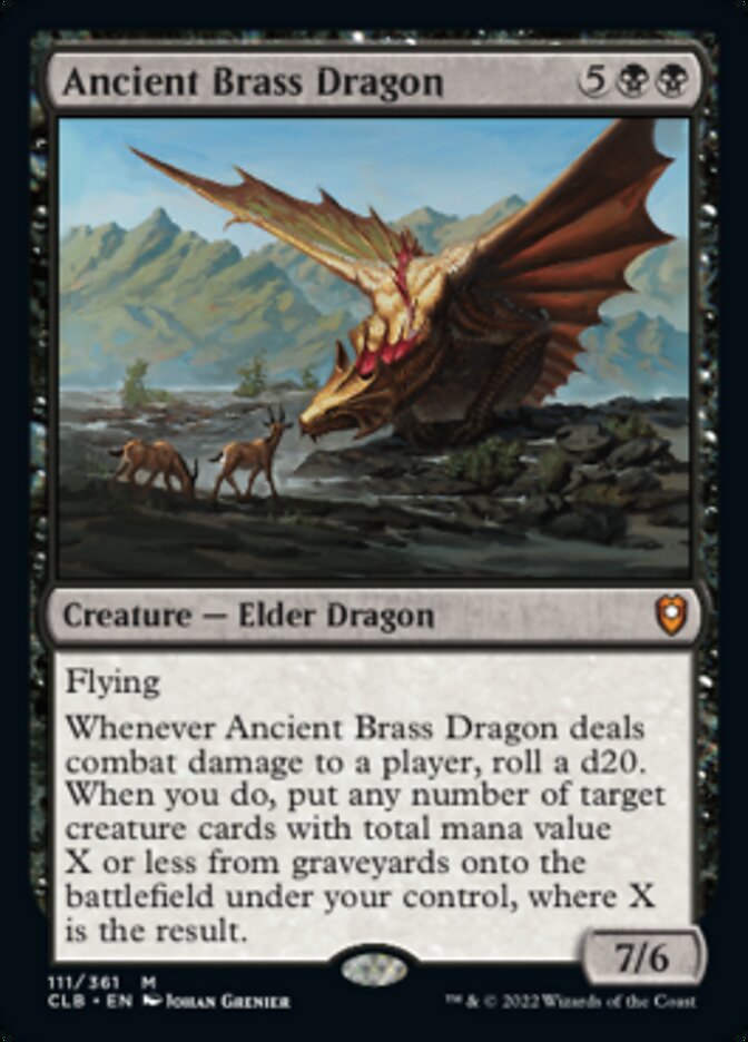 Ancient Brass Dragon [Commander Legends: Battle for Baldur's Gate] | Gamers Paradise