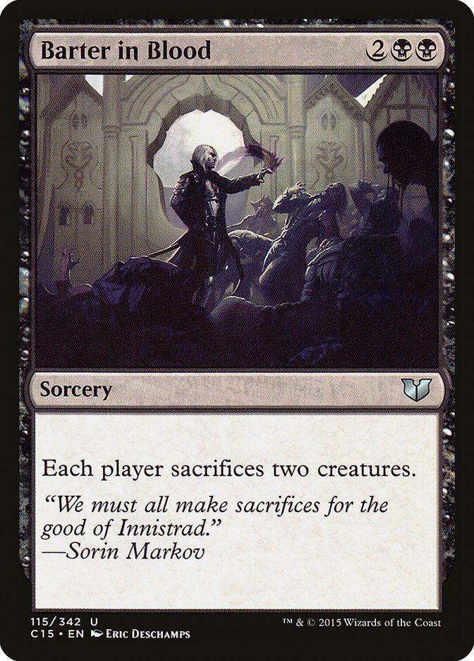 Barter in Blood [Commander 2015] | Gamers Paradise