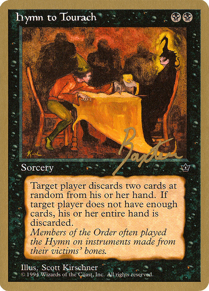 Hymn to Tourach (Table) (George Baxter) [Pro Tour Collector Set] | Gamers Paradise
