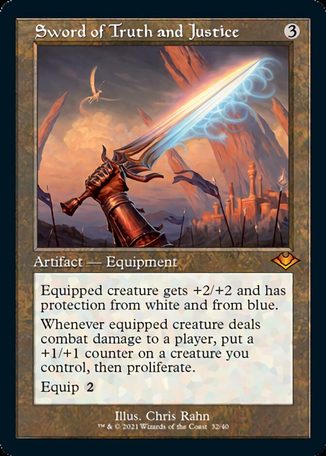 Sword of Truth and Justice (Retro Foil Etched) [Modern Horizons] | Gamers Paradise