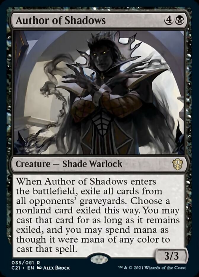 Author of Shadows [Commander 2021] | Gamers Paradise