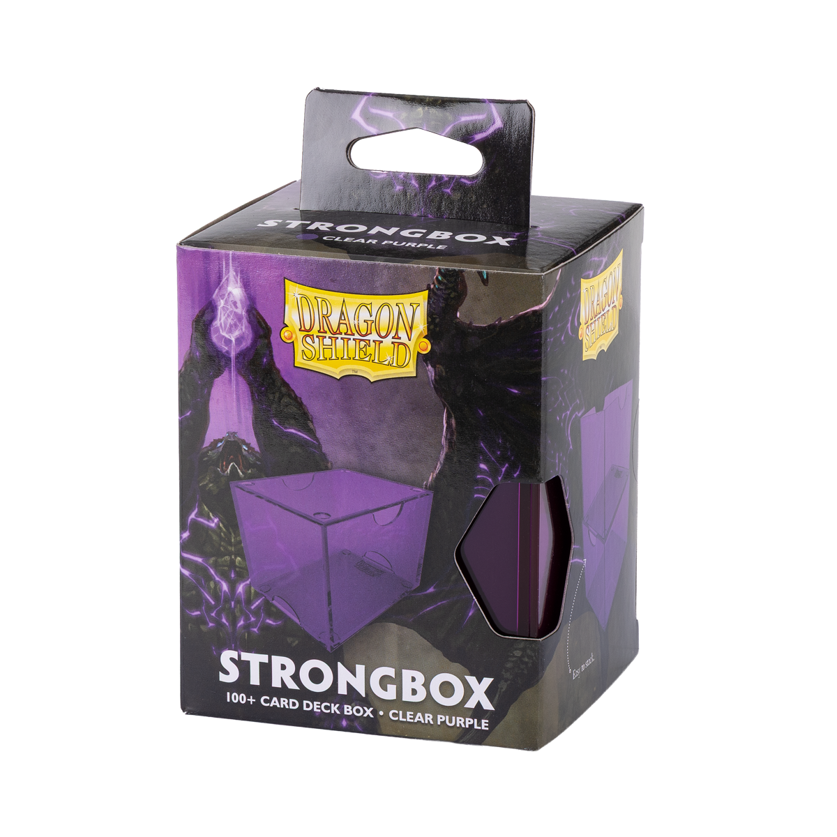 Dragon Shield: Strongbox - Clear Purple | Gamers Paradise
