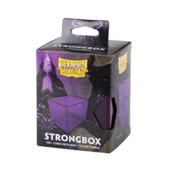 Dragon Shield: Strongbox - Clear Purple | Gamers Paradise