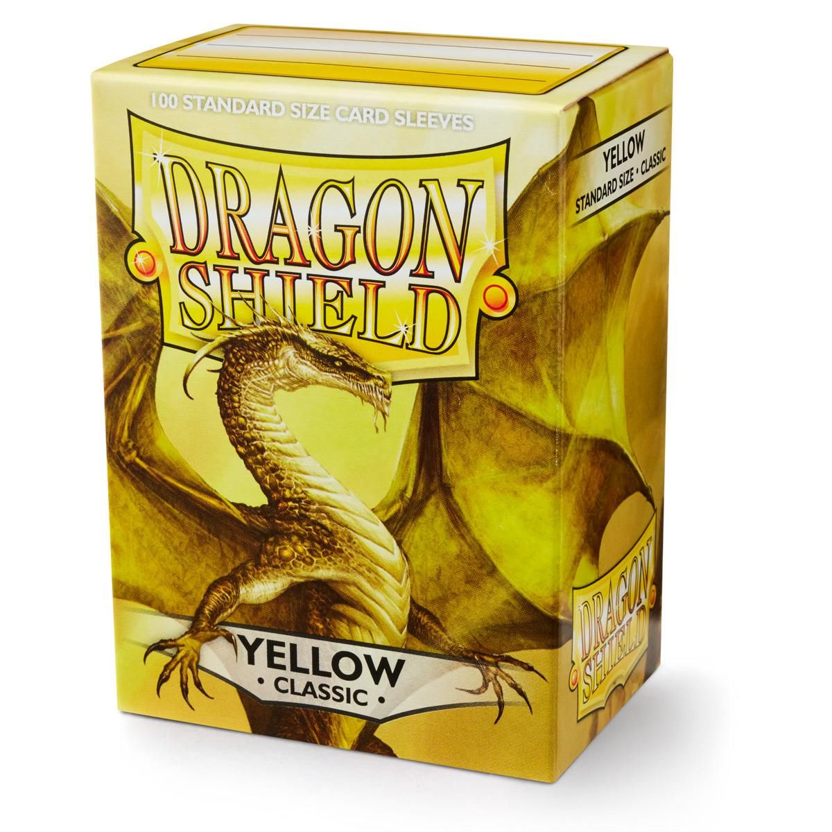 Dragon Shield: Standard 100ct Sleeves - Yellow (Classic) | Gamers Paradise