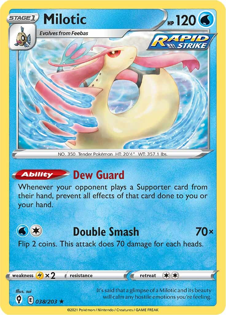 Milotic (038/203) [Sword & Shield: Evolving Skies] | Gamers Paradise