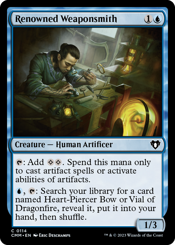 Renowned Weaponsmith [Commander Masters] | Gamers Paradise