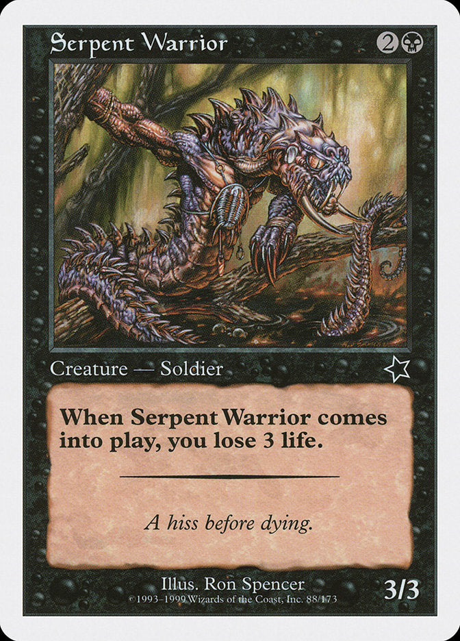 Serpent Warrior [Starter 1999] | Gamers Paradise