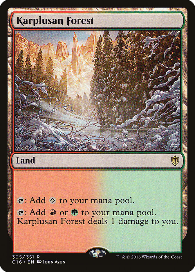 Karplusan Forest [Commander 2016] | Gamers Paradise