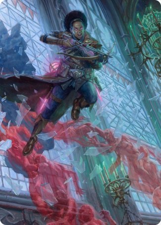 Kaya, Geist Hunter Art Card [Innistrad: Crimson Vow Art Series] | Gamers Paradise